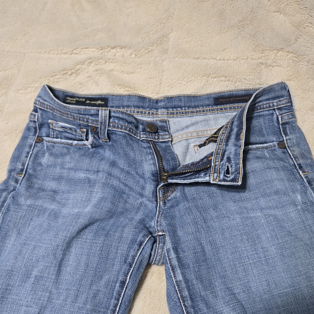 Citizens of Humanity Ingrid #200 Stretch Low Waist Flare Jeans Size 28 - Picture 6 of 16